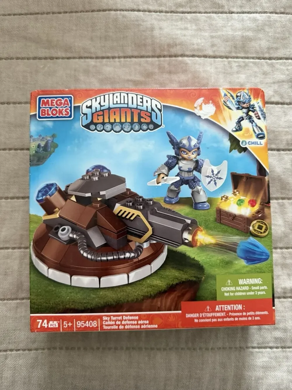 Mega Bloks Skylanders Giants 95408 SKY TURRET DEFENSE Chill Figure 74 Pcs NIB